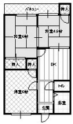 芳栄ハイツの間取り
