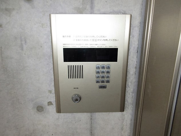 フラットカキノキの玄関