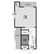 ロータリーマンション出口の間取り