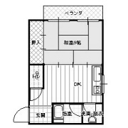 清水マンション第1の居間・リビング