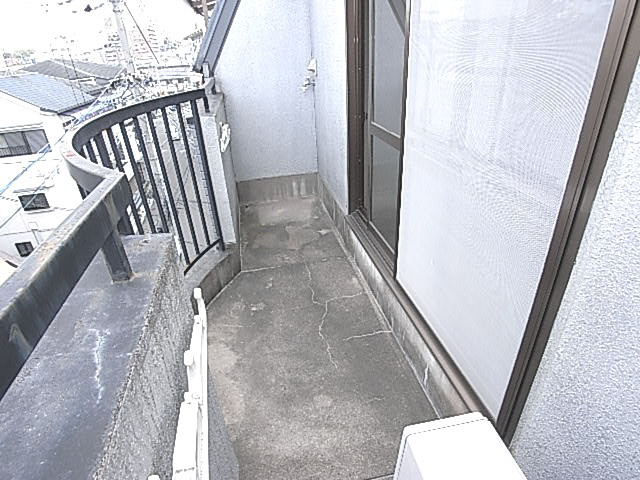 三浜マンションのバルコニー