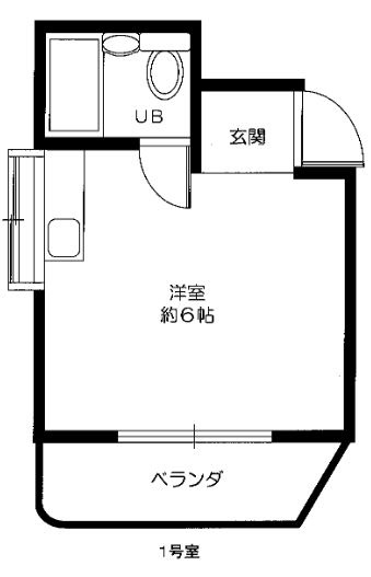 サニーハイツ萱島の間取り