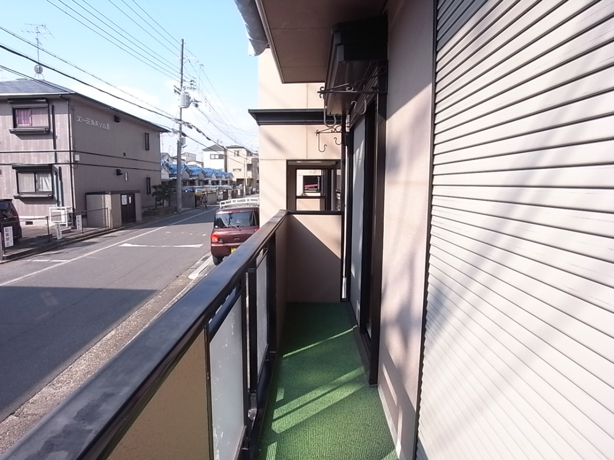 サンビーム元町のバルコニー
