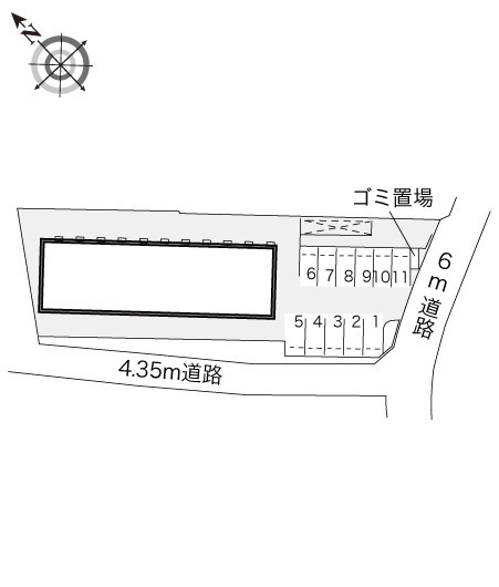 レオパレスグランシャリオの間取り