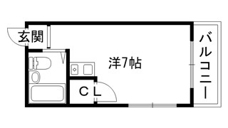 千功ハイツの間取り