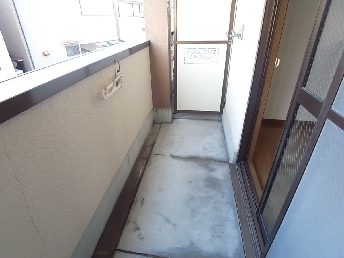 ポポハイツのバルコニー