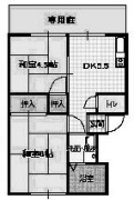 石橋ハイツA棟の間取り