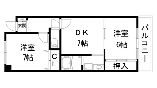 グリンピア東寝屋川の間取り