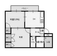 フラット・タームーの間取り