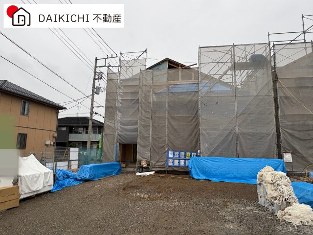 【前面道路含む現地写真】 | 深谷市上野台第25　LiveleGarden.s　新築戸建　全4棟　1号棟 | 9/8撮影　１号棟