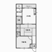 コーポ高柳の間取り