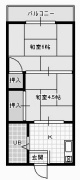 狩野喜マンションの間取り