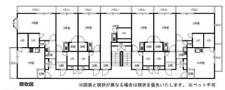 レインボーエムの間取り