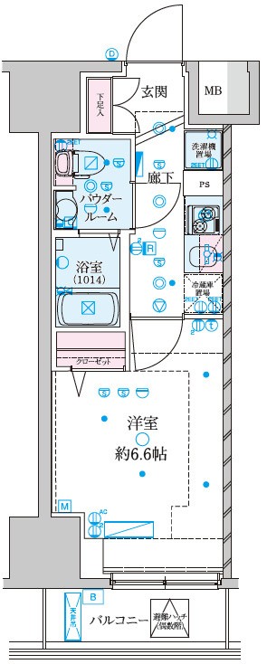 GENOVIA草加の間取り