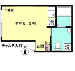 チャルテ入谷 の間取り