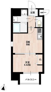 【間取り】 | MAISON PREMIER UMEDA NORTH