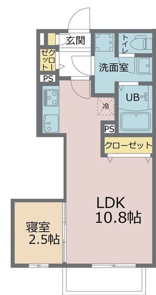 パームコテージ十六番館の間取り