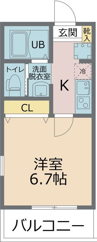 パームコテージ18番館の間取り
