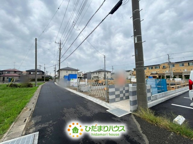 東武動物公園駅　新築一戸建て　01　リーブルガーデンの前面道路含む現地写真|2026/09/04　撮影