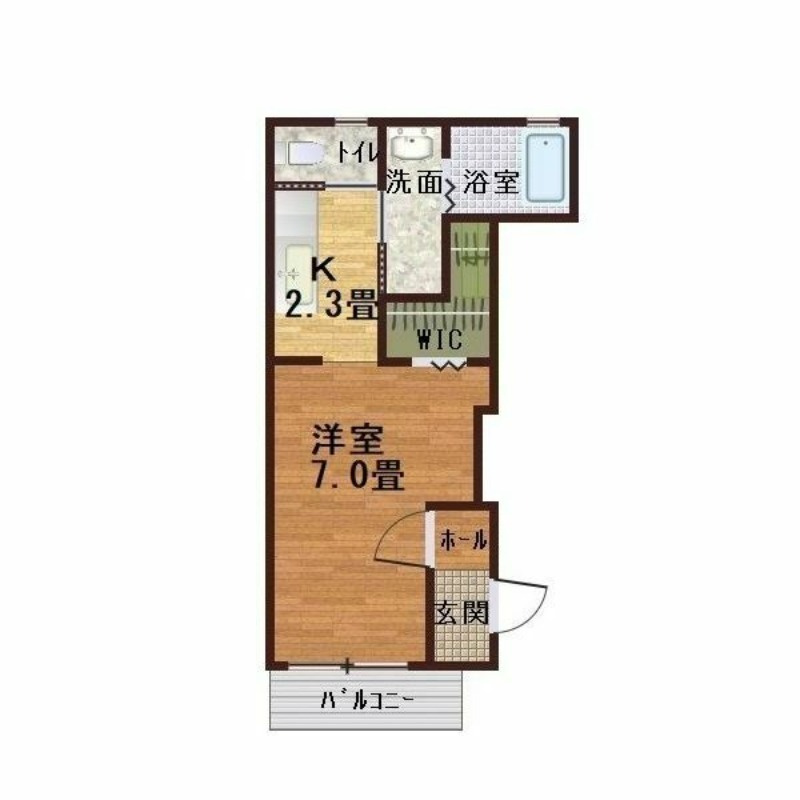 MC Village(エムシービラージュ)B棟の間取り