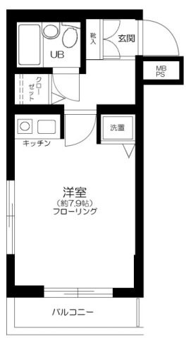 ライオンズマンション板橋区役所前第５の間取り