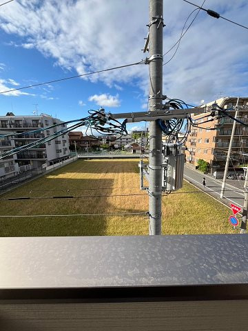 尼崎市東園田町５丁目のアパートの展望