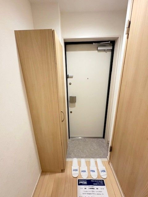 スカイタウンＲの玄関|収納もある玄関です