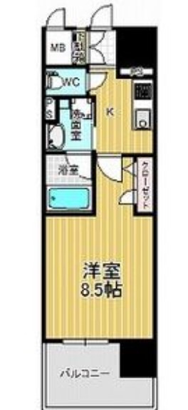 セレニティー大須の間取り