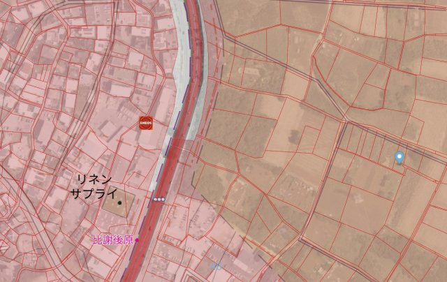【地図】 | 【軍用地】嘉手納弾薬庫　読谷村42倍