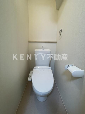 【トイレ】 | ブルーミングコート蒲田 | 落ち着いた色調のトイレです
