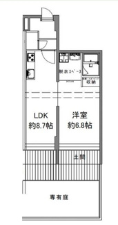 【間取り】 | マンションニュー高輪 | 間取りです。