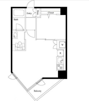 【間取り】 | 中銀高輪マンシオン | 間取りです。