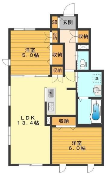 ヴァンベールの間取り