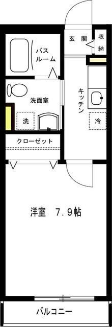 ヴェールメゾン駒沢の間取り|間取りです。