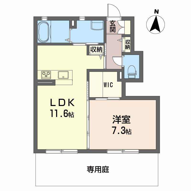 シャーメゾン ラディアの間取り