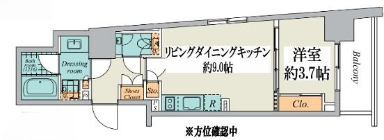クレストコート広尾の間取り