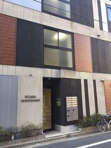 江東区新大橋２丁目の賃貸マンションのエントランス