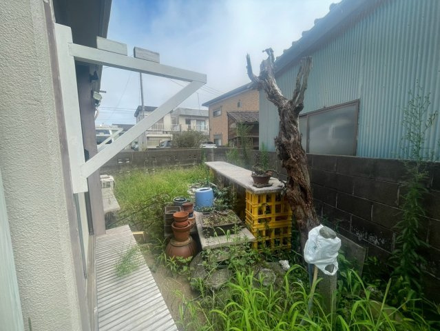 銚子市陣屋町　中古戸建の庭
