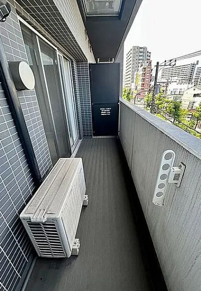AXAS墨田アジールコートのバルコニー
