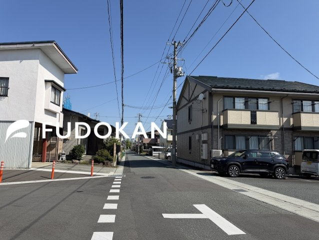 山形市印役町５丁目の新築一戸建の前面道路含む現地写真|前面道路