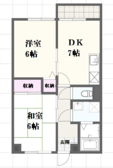 エストハイツの間取り