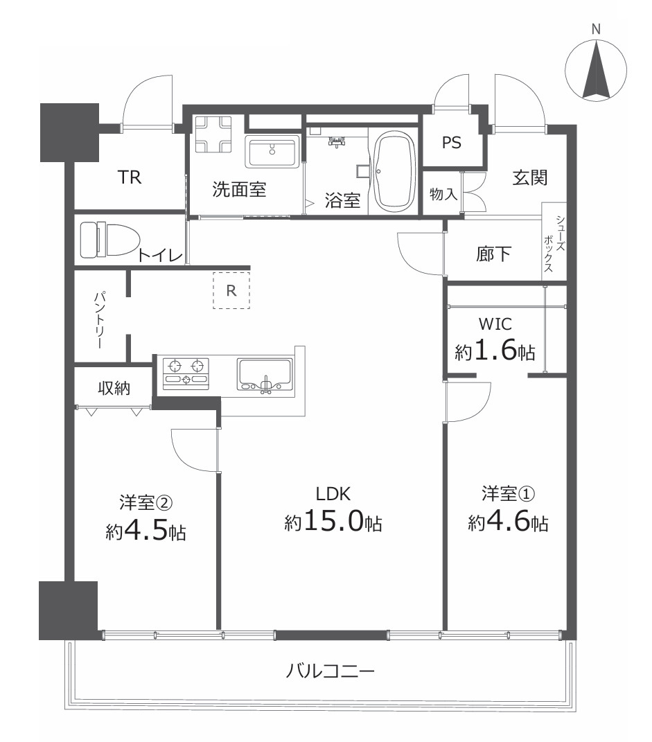 横浜駅が最寄りってヤバくない！？当然、一番住みたいと言えるエリアでも住めないから少し離れるのがセオリーなのに、、え？いっちゃう？住んじゃう？その上ペットもイケる『ストーク横浜二番館』リフォームの間取り