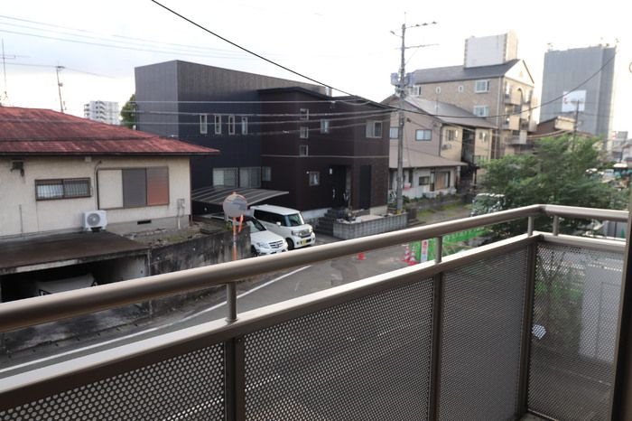 ソレイユハイツのバルコニー