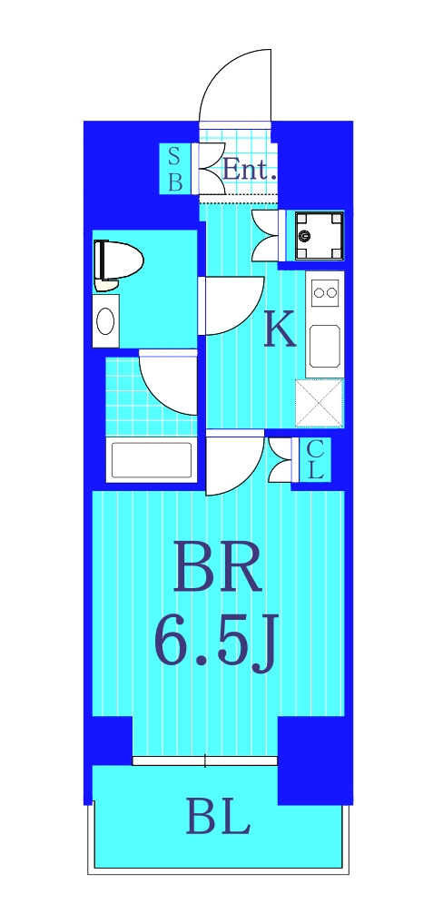 リヴシティ川崎の間取り