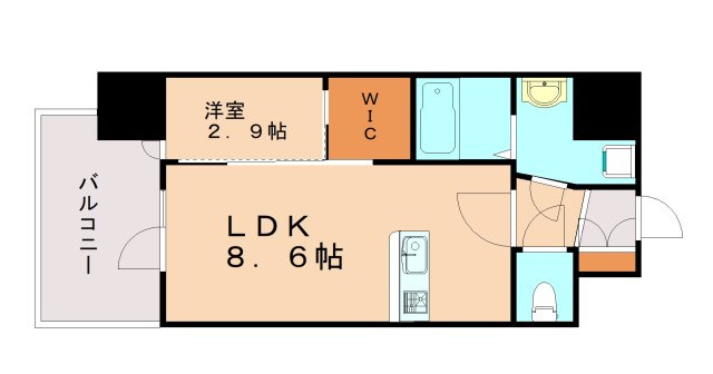 セレニテ神戸駅前アリエの間取り