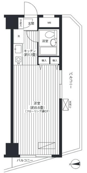 【間取り】 | コスモリード蒲田