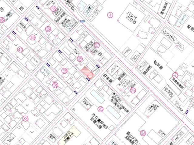 都城市南鷹尾町の売地の土地図