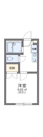レオパレスユーカリの間取り