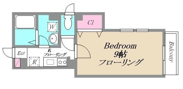 ＫＩＨＡＣＨＩ　ＲＥＳＩＤＥＮＣＥの間取り|間取りです。