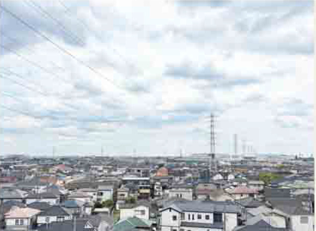 コスモ春日部豊春セカンドステージの展望|7階部分からの眺望です。【さいたま市近郊の物件なら当社にお任せ下さい】さいたま市北区から久喜周辺の地域情報満載！◆当日の内覧も可能です。お気軽にご連絡ください◆TEL　0120-655-620
